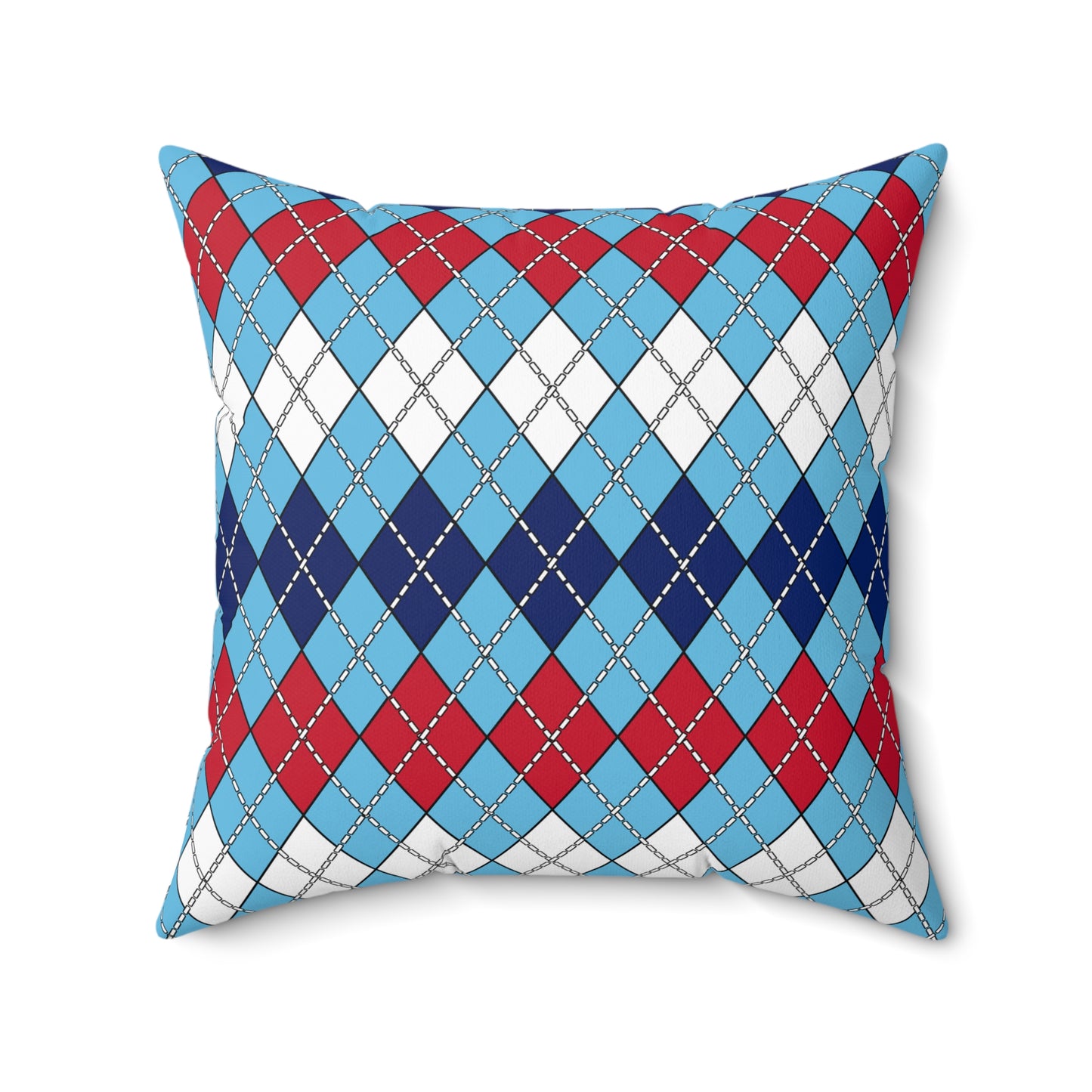 Fiji Retro Argyle Cushion Pillow