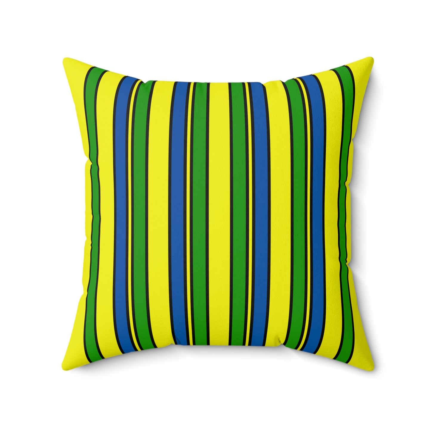 Saint Vincent And The Grenadines Retro Stripes Cushion Pillow