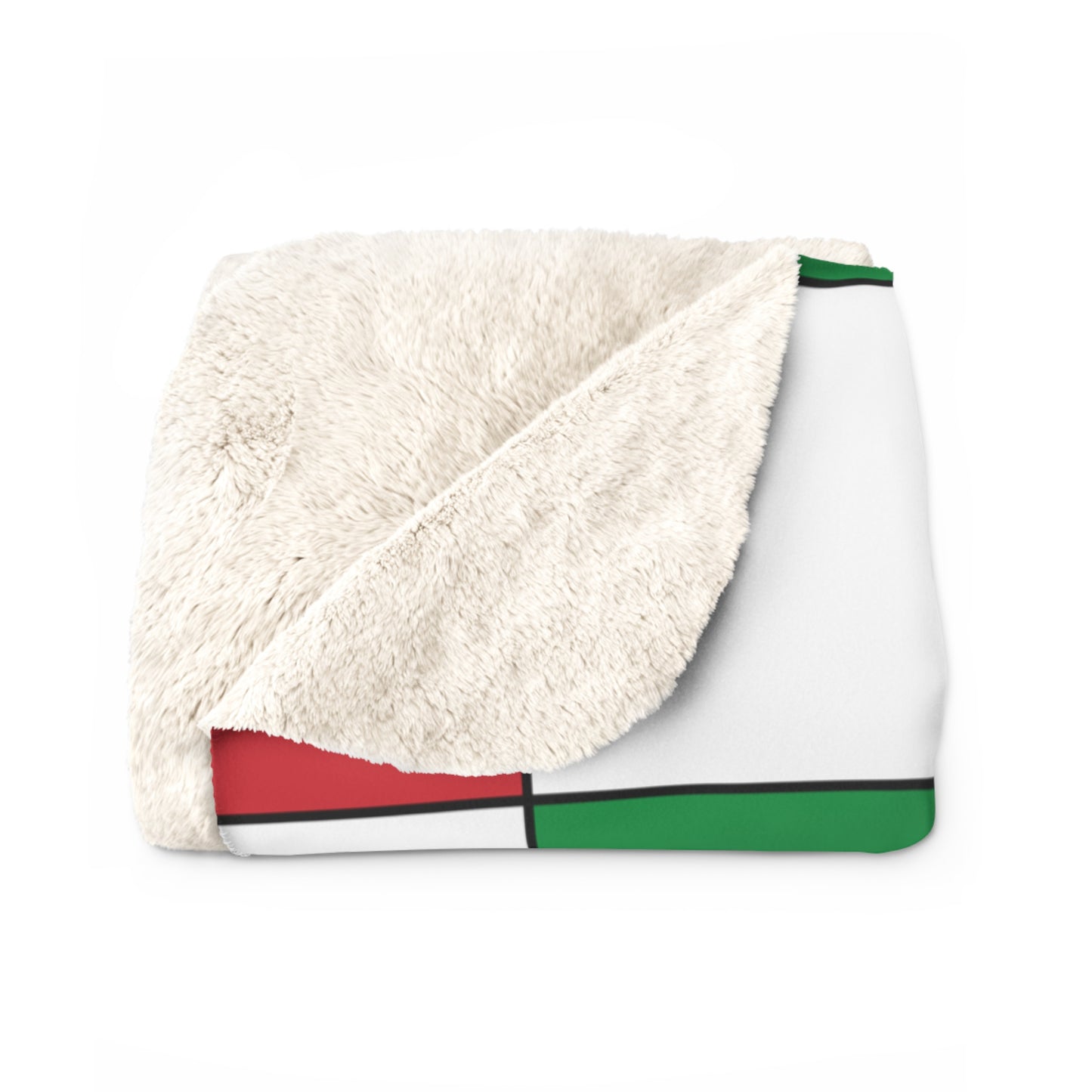 Italy Retro Check Blanket Throw
