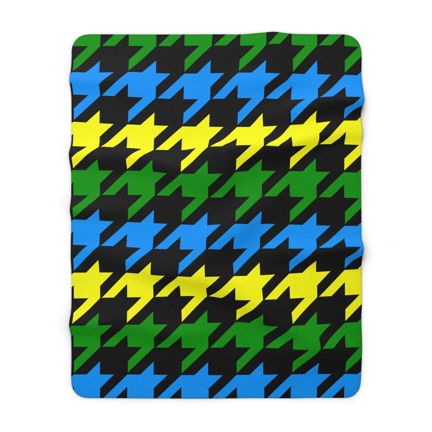 Tanzania Retro Houndstooth Blanket Throw