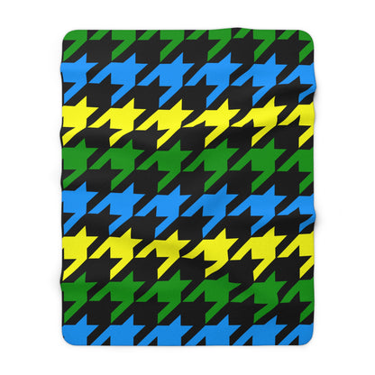 Tanzania Retro Houndstooth Blanket Throw