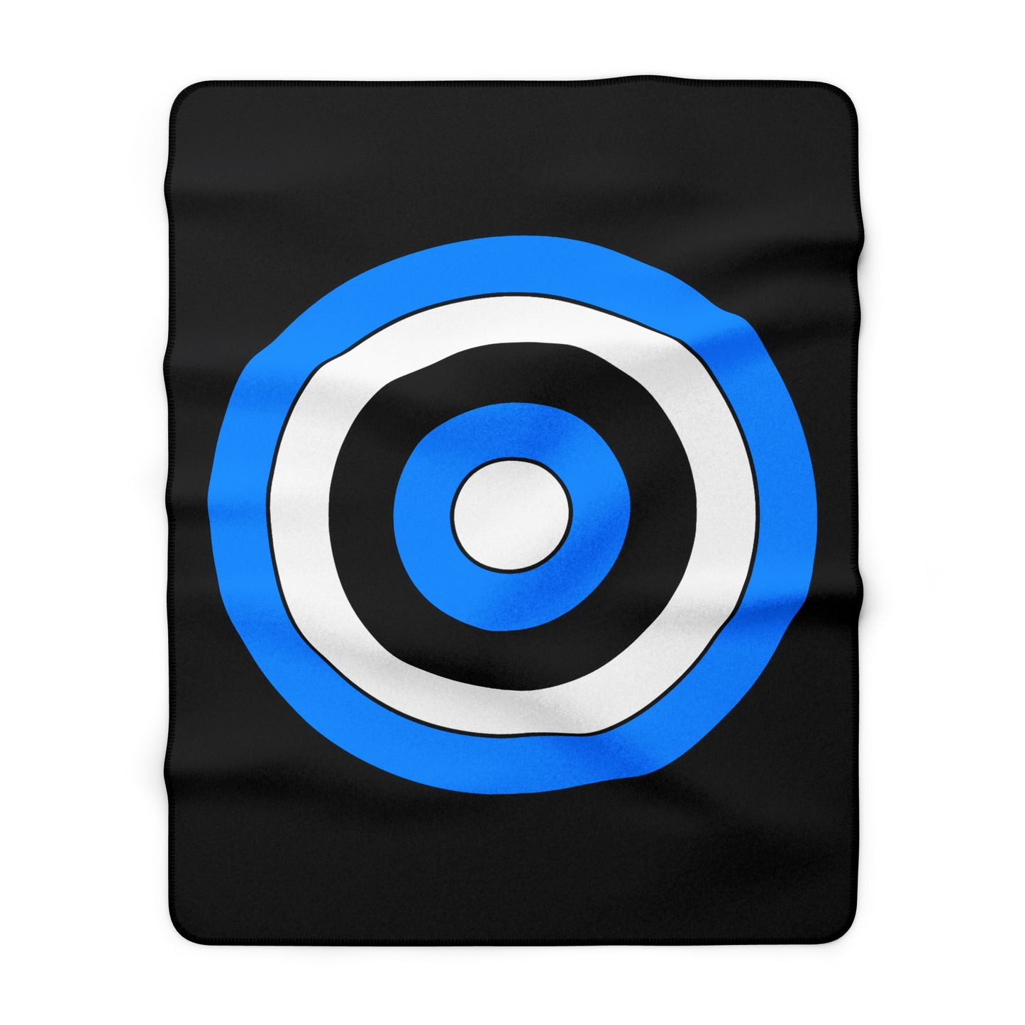 Estonia Retro Target Blanket Throw