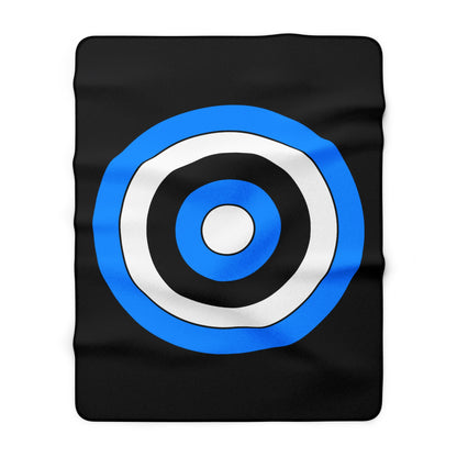 Estonia Retro Target Blanket Throw