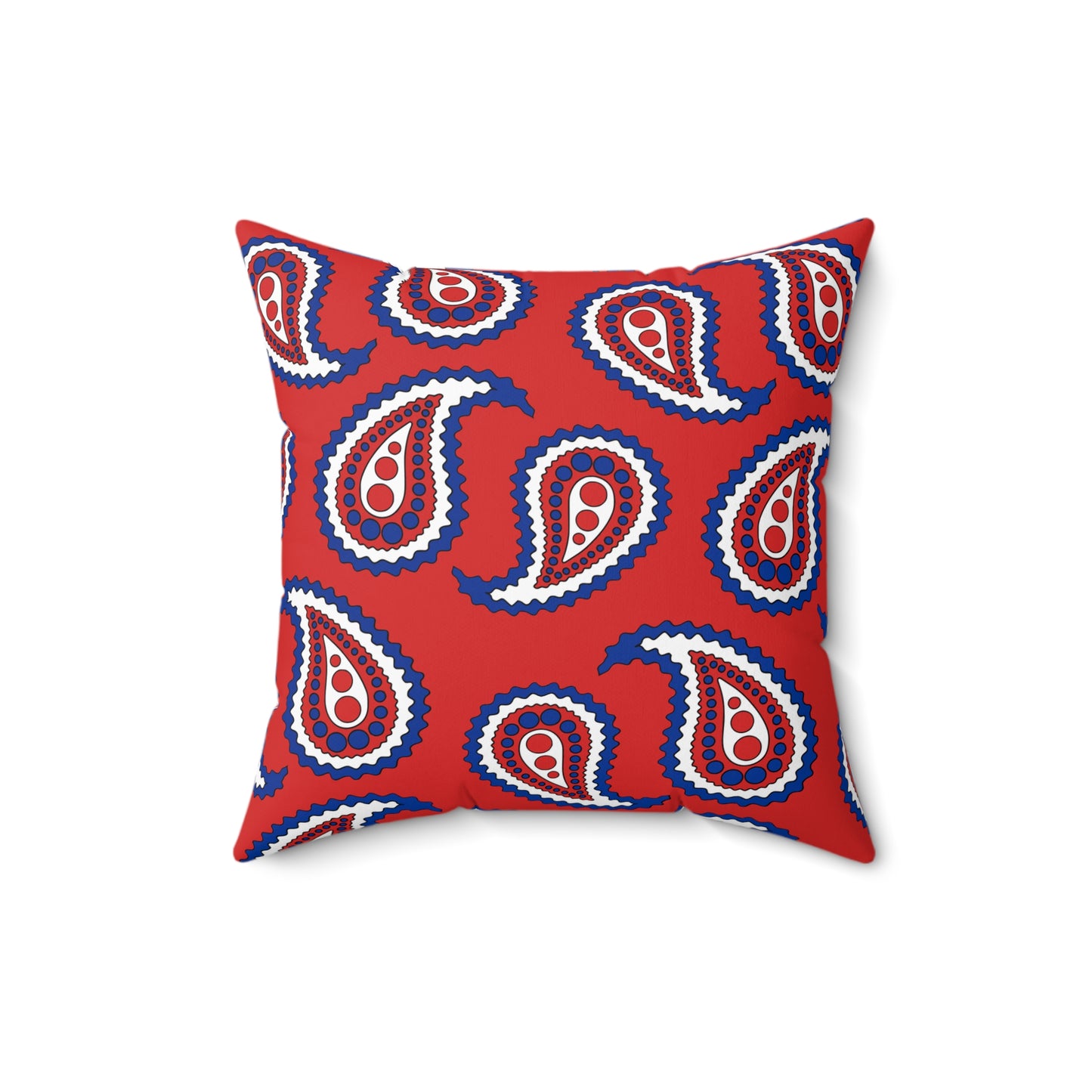 Bouvet Island Retro Paisley Cushion Pillow
