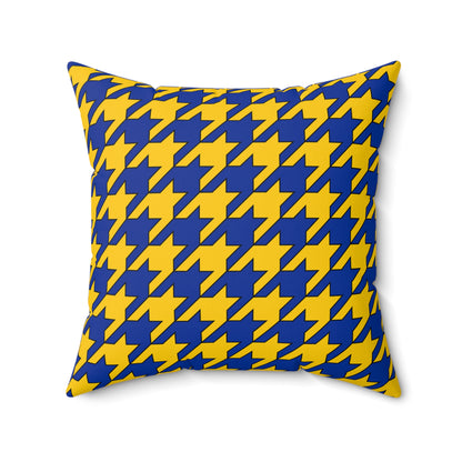 European Union Retro Houndstooth Cushion Pillow