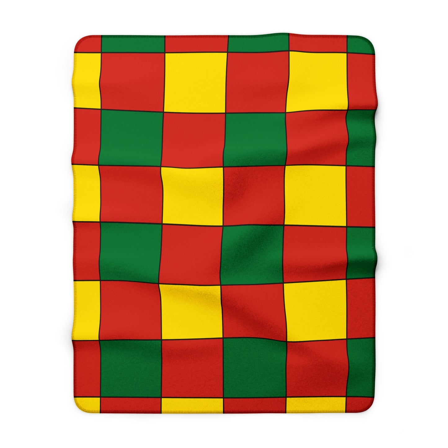 Bolivia Retro Check Blanket Throw