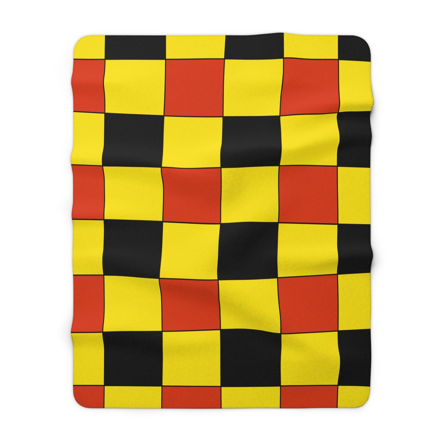 Uganda Retro Check Blanket Throw