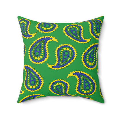 Brazil Retro Paisley Cushion Pillow