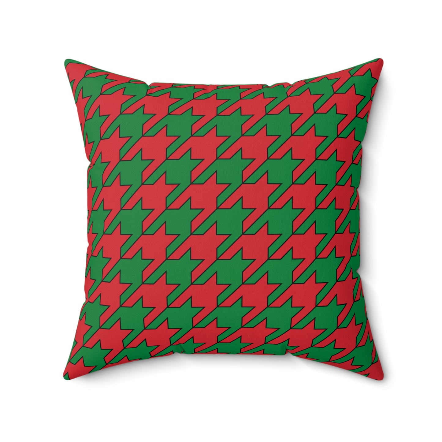 Turkmenistan Retro Houndstooth Cushion Pillow