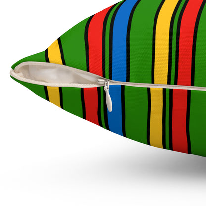 Ethiopia Retro Stripes Cushion Pillow
