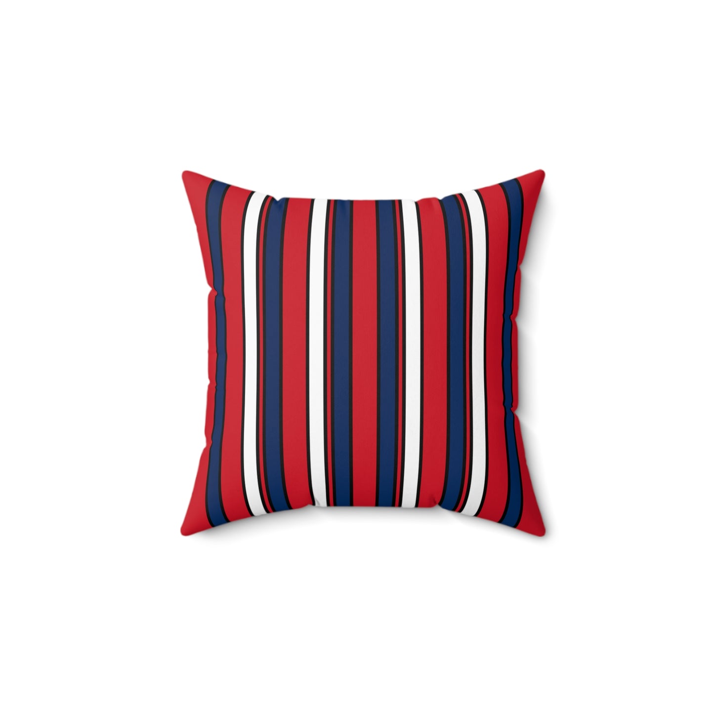 Dominican Republic Retro Stripes Cushion Pillow