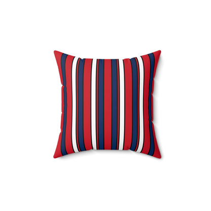 Dominican Republic Retro Stripes Cushion Pillow
