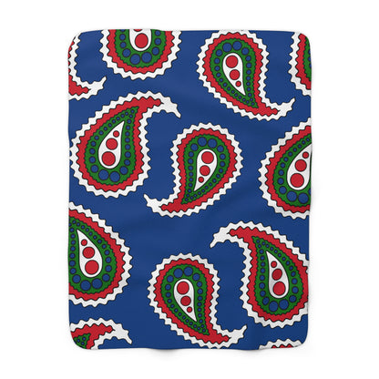 Belize Retro Paisley Blanket Throw