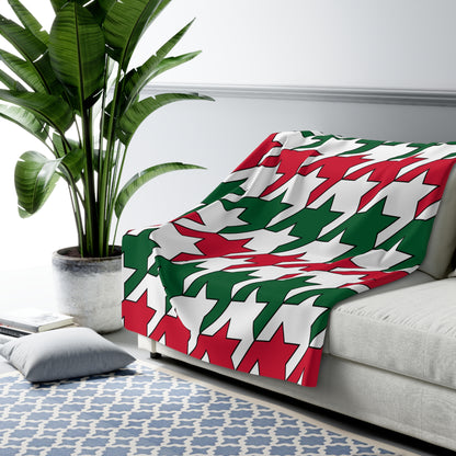 Algeria Retro Houndstooth Blanket Throw