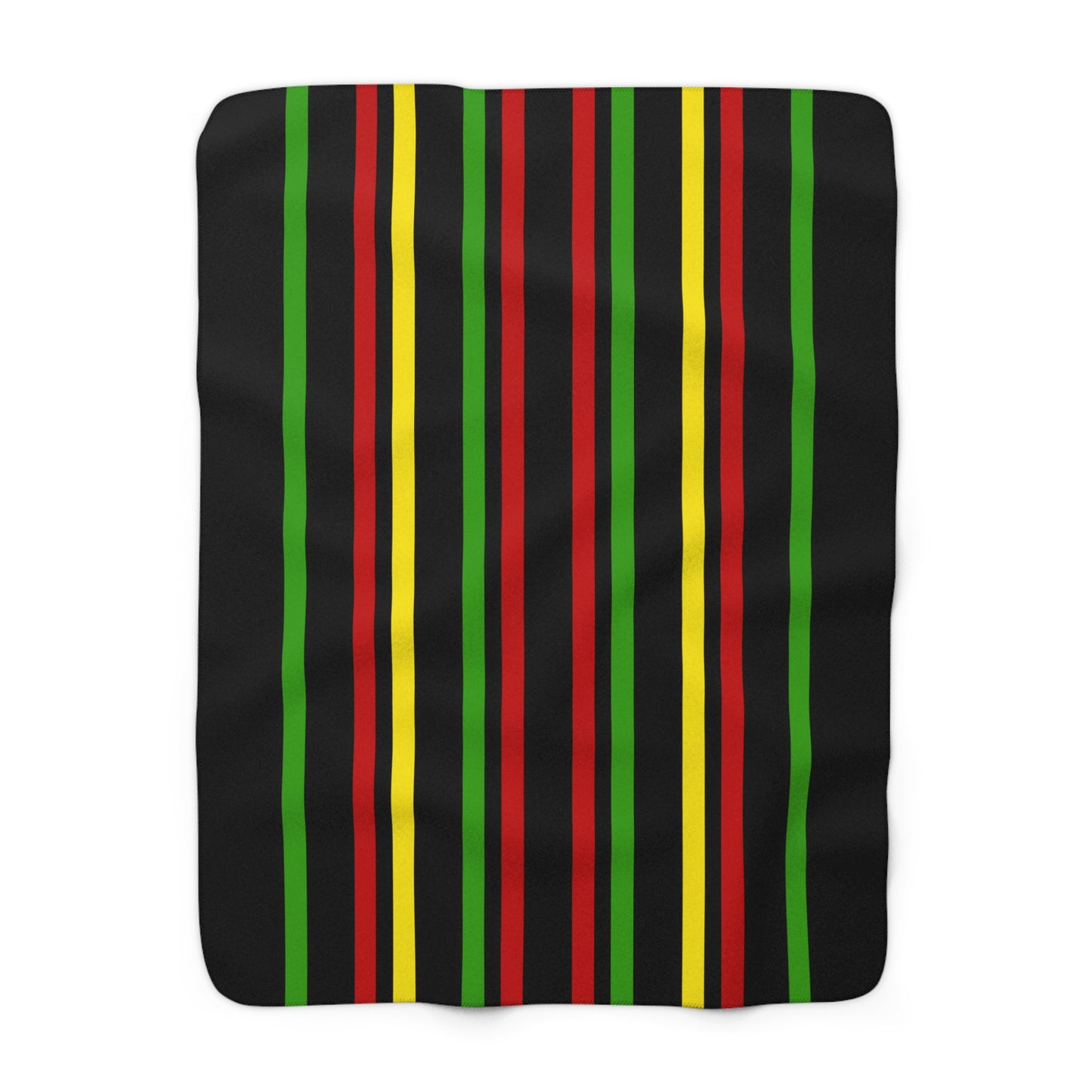Saint Kitts And Nevis Retro Stripes Blanket Throw
