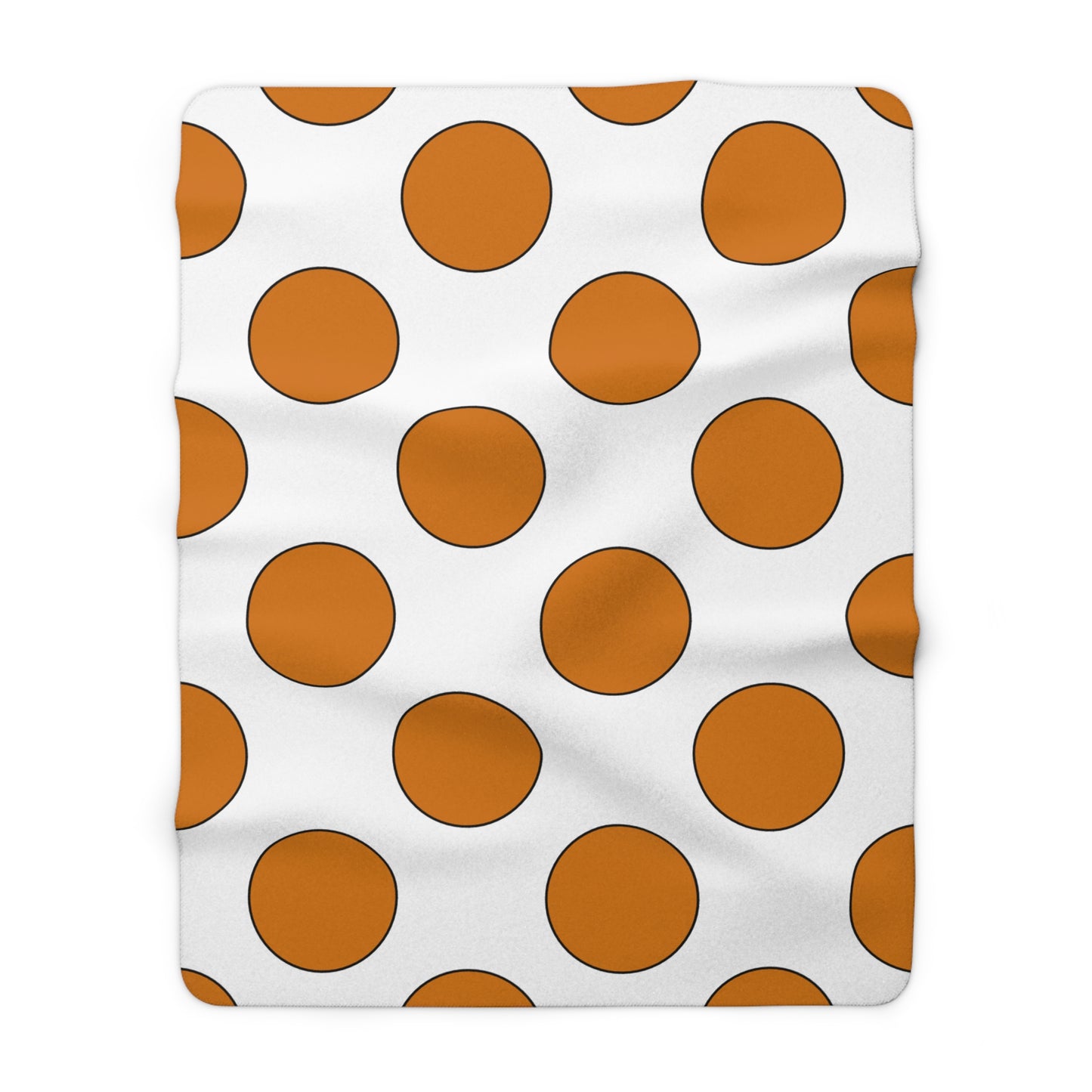 Cyprus Retro Polka Dots Blanket Throw