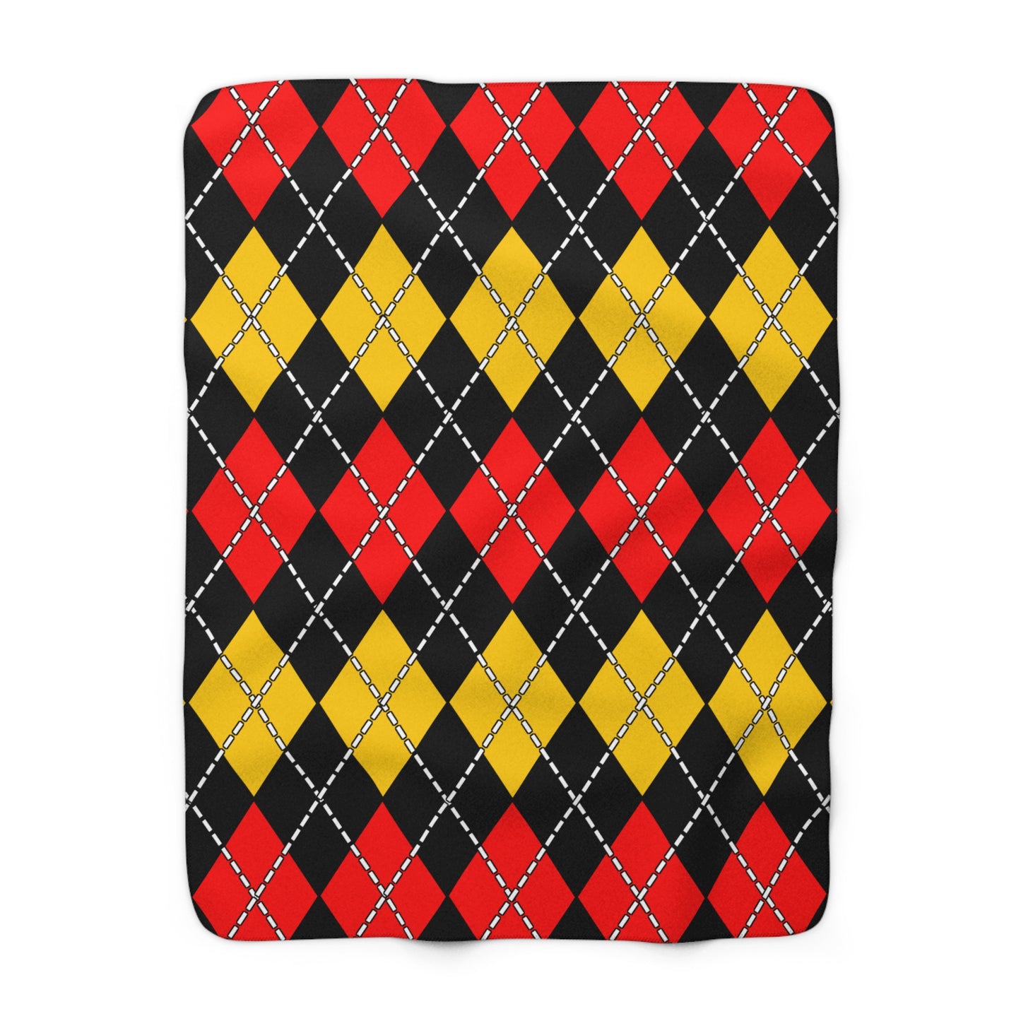 Germany Retro Argyle Blanket Throw