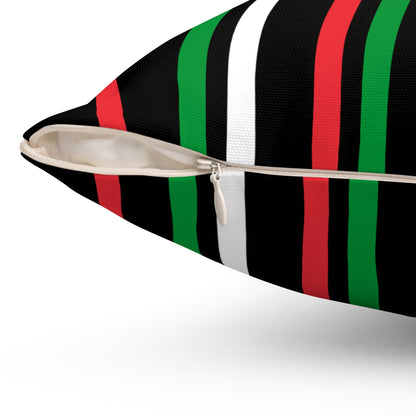 Palestine Retro Stripes Cushion Pillow