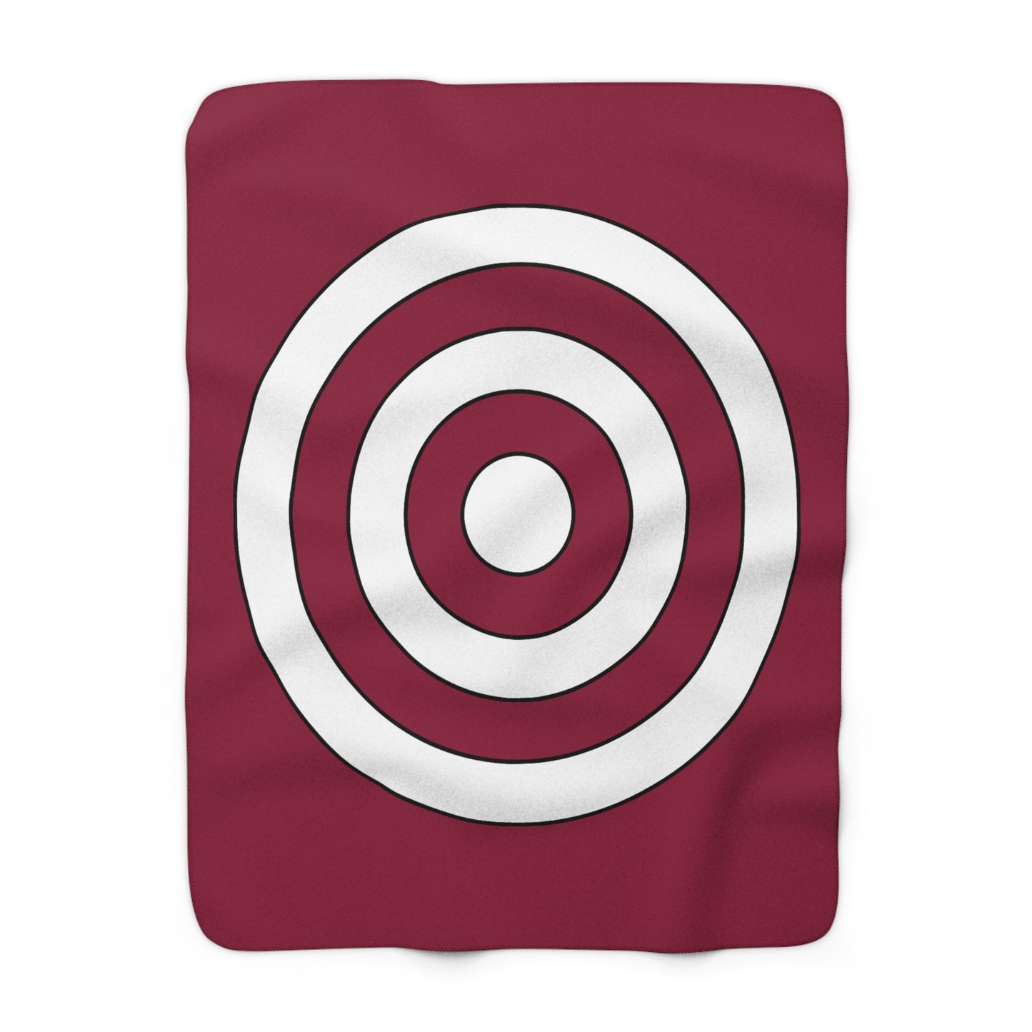 Qatar Retro Target Blanket Throw