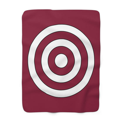 Qatar Retro Target Blanket Throw