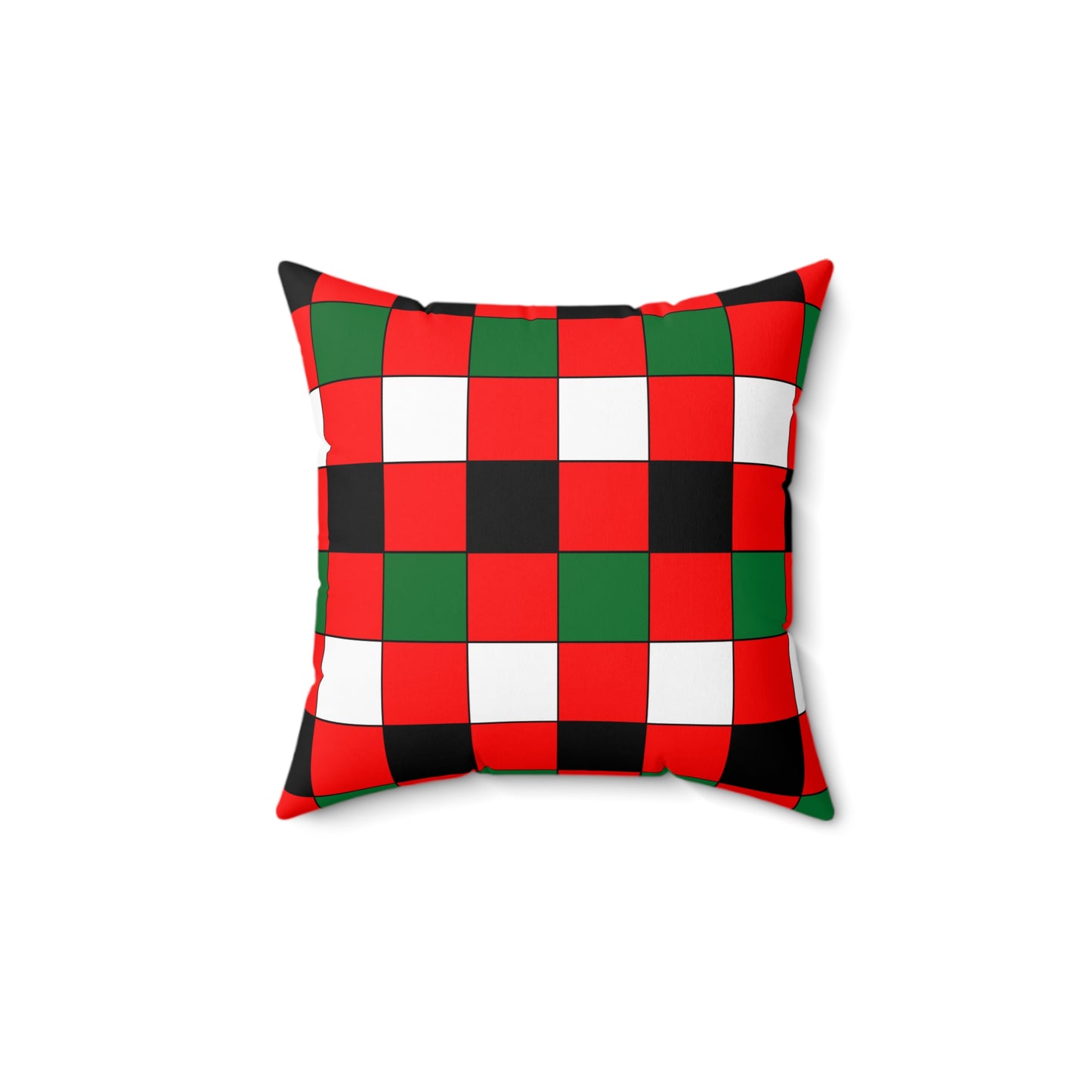 United Arab Emirates Retro Check Cushion Pillow