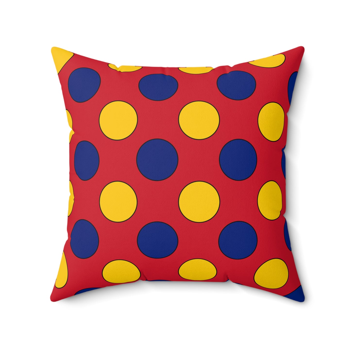 Venezuela Retro Polka Dots Cushion Pillow