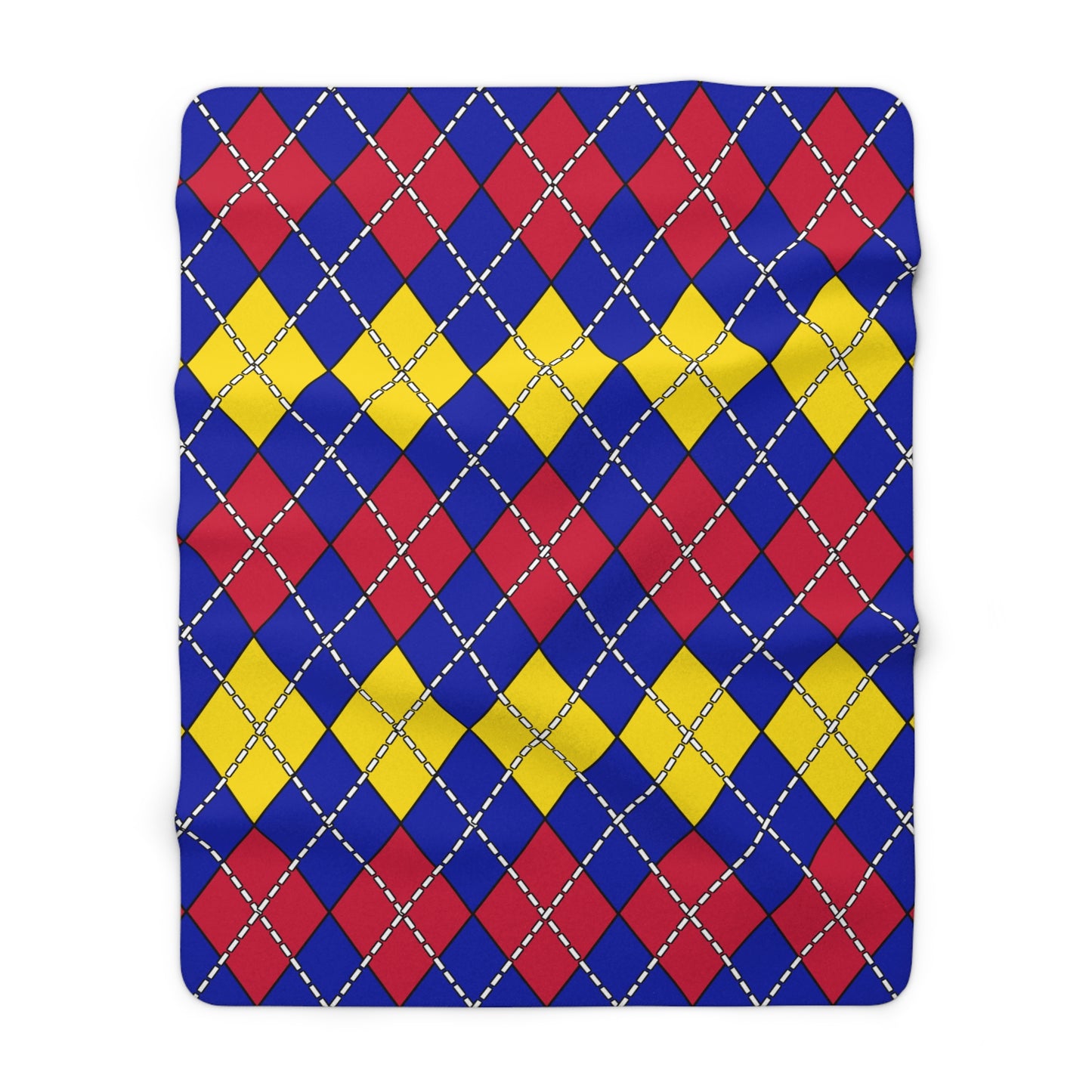 Andorra Retro Argyle Blanket Throw