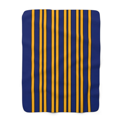 Nauru Retro Stripes Blanket Throw
