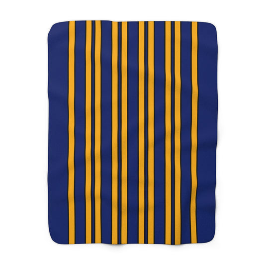 Nauru Retro Stripes Blanket Throw