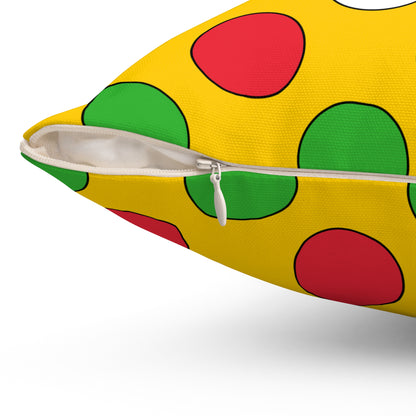 Myanmar Retro Polka Dots Cushion Pillow