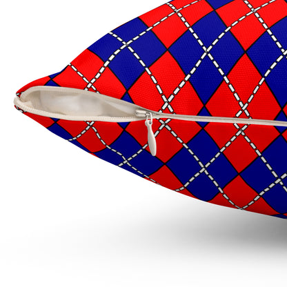 Taiwan Retro Argyle Cushion Pillow