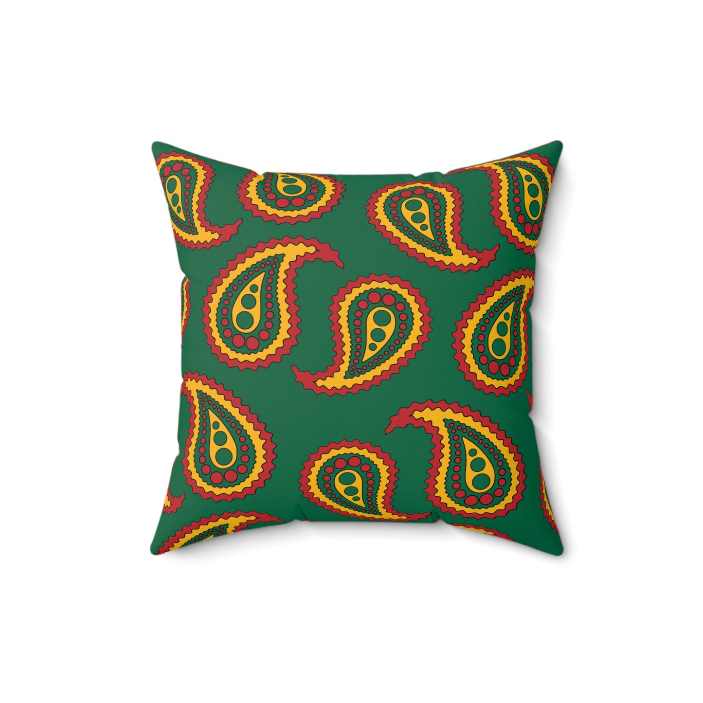 Lithuania Retro Paisley Cushion Pillow