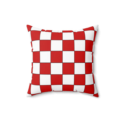 Northern Ireland Retro Check Cushion Pillow