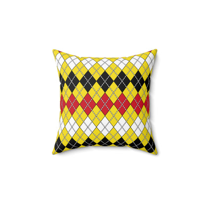 Brunei Darussalam Retro Argyle Cushion Pillow