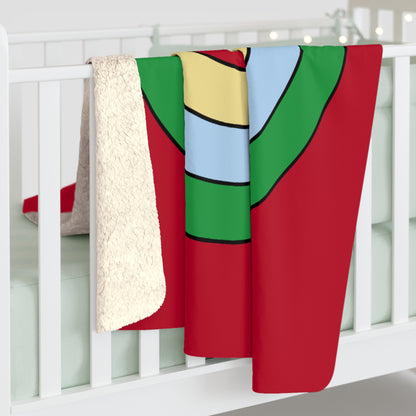 Eritrea Retro Target Blanket Throw