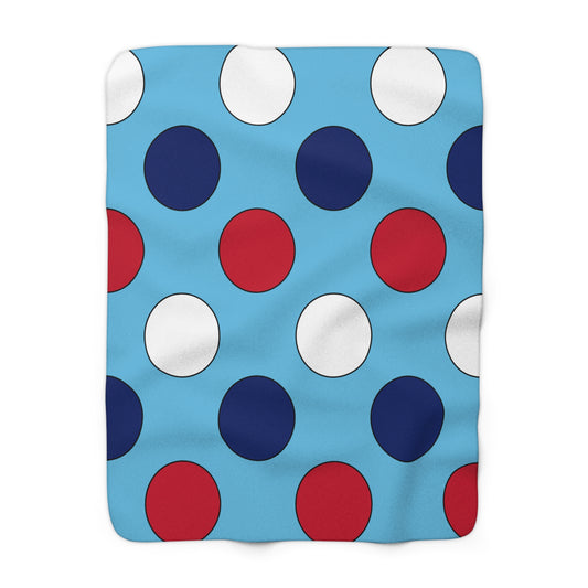 Fiji Retro Polka Dots Blanket Throw