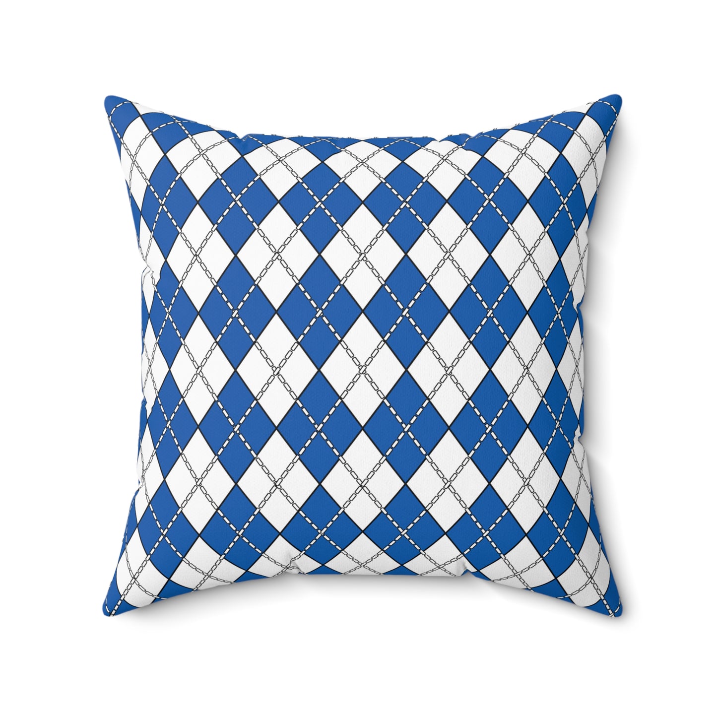 Greece Retro Argyle Cushion Pillow