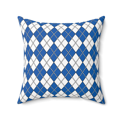 Greece Retro Argyle Cushion Pillow