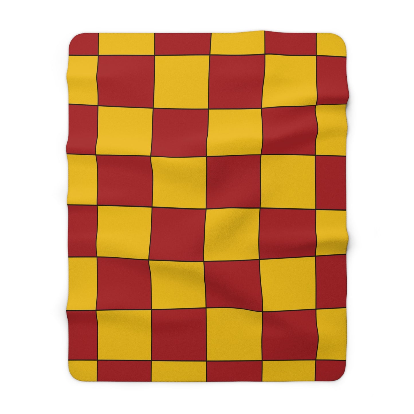 Spain Retro Check Blanket Throw