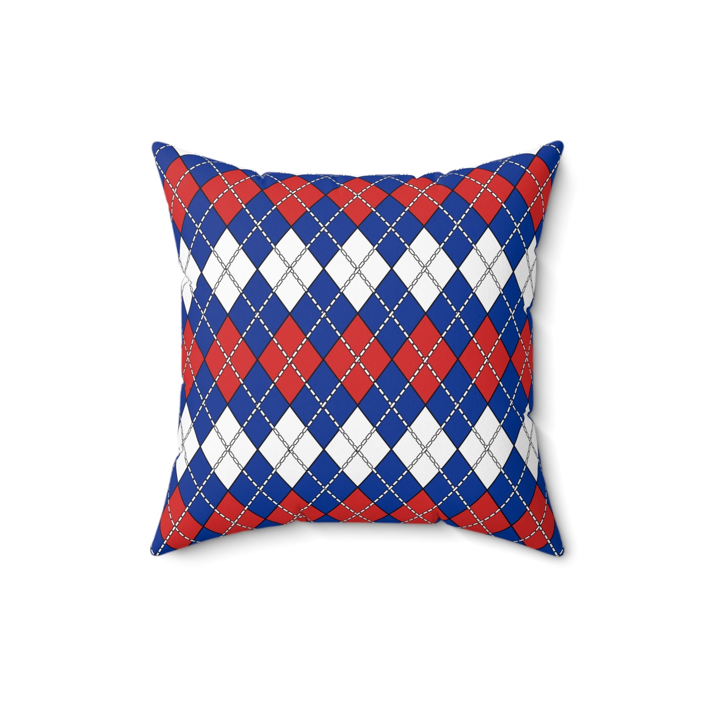 Iceland Retro Argyle Cushion Pillow