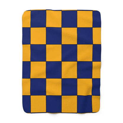 Nauru Retro Check Blanket Throw
