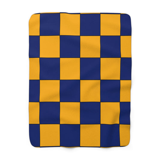 Nauru Retro Check Blanket Throw