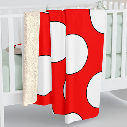 Switzerland Retro Polka Dots Blanket Throw