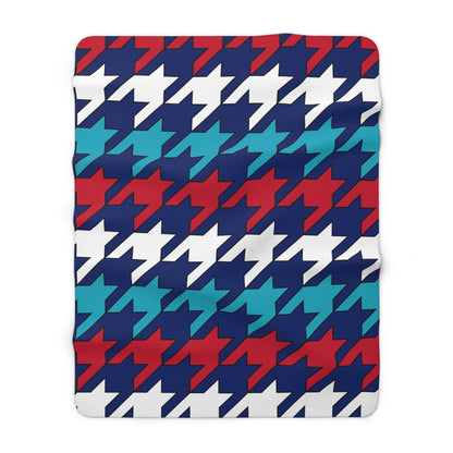 Montserrat Retro Houndstooth Blanket Throw
