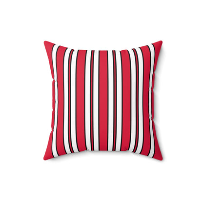 Poland Retro Stripes Cushion Pillow
