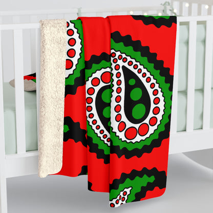 Jordan Retro Paisley Blanket Throw
