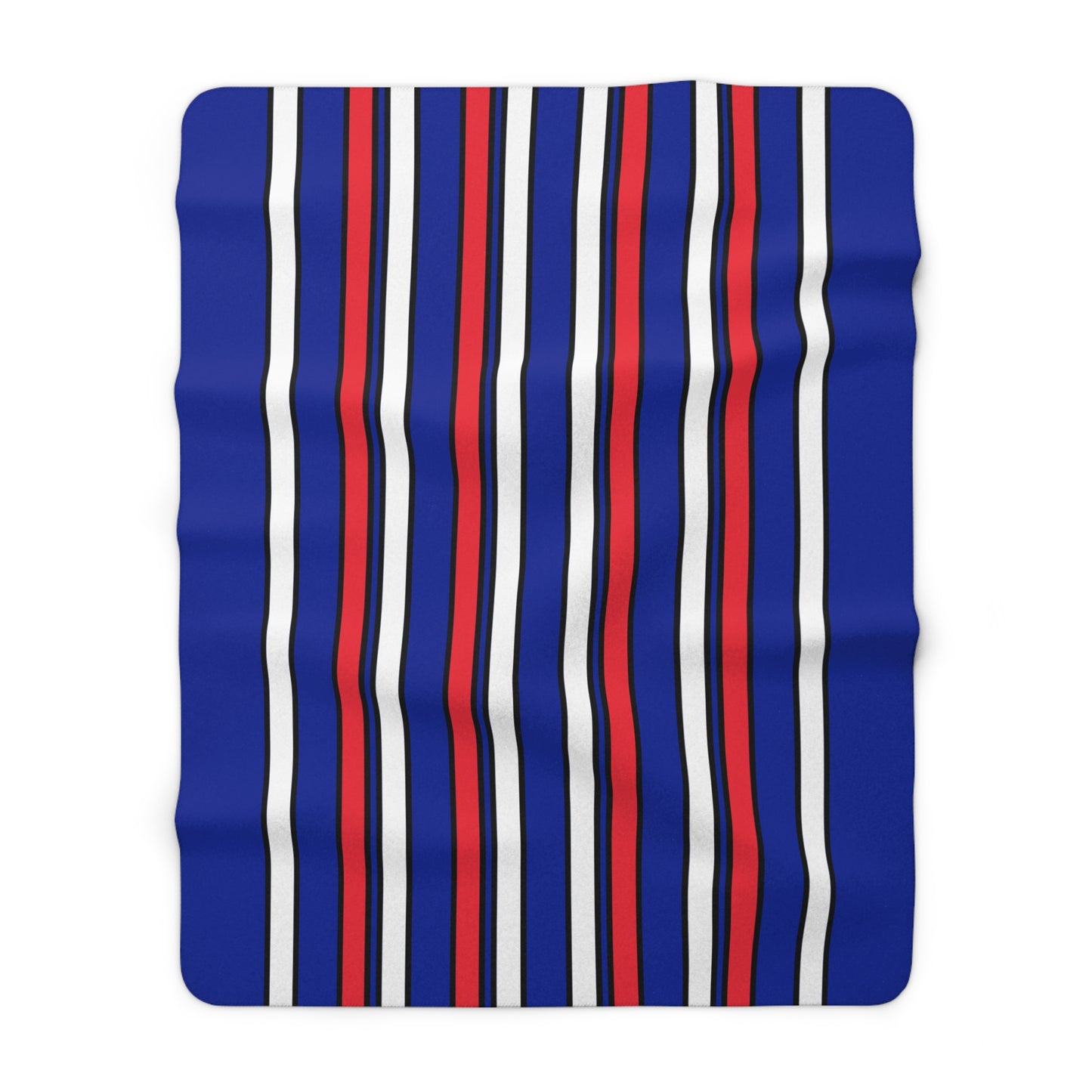 French Southern Territories Retro Stripes Blanket Throw