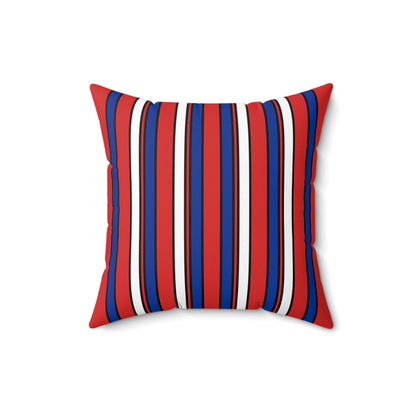 Bouvet Island Retro Stripes Cushion Pillow
