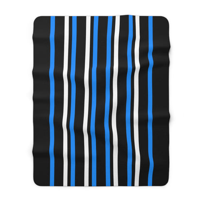 Estonia Retro Stripes Blanket Throw