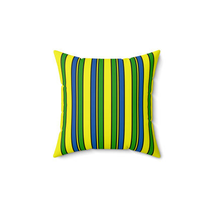 Saint Vincent And The Grenadines Retro Stripes Cushion Pillow